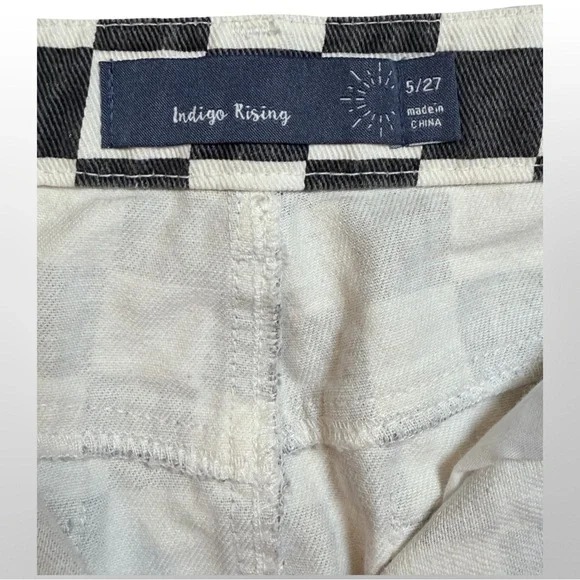 🖤🤍 Urban Outfitters Checkered Mini Skirt | O-Ring Zip | Size 5/27 - Picture 8 of 11